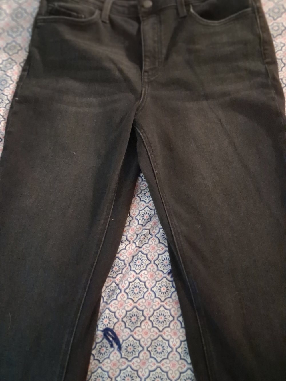 Flying Monkey Black Denim Jeans - Sleek High-Waist Style - Picture 2 of 5